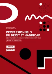 Professionnels du droit et handicap - Manuel de formation 2020