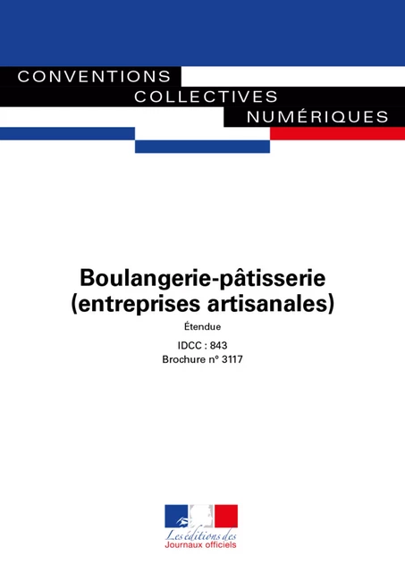 Boulangerie-pâtisserie (entreprises artisanales) - Journaux Officiels - Journaux officiels