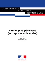 Boulangerie-pâtisserie (entreprises artisanales)