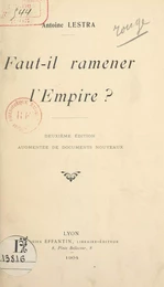 Faut-il ramener l'Empire ?