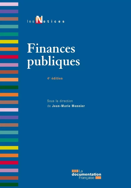 Finances publiques - Jean-Marie Monnier - La Documentation française