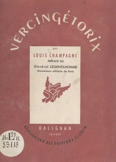 Vercingétorix - Louis Champagne - FeniXX réédition numérique