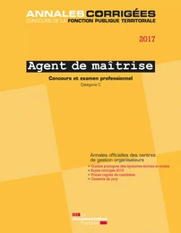 Agent de maîtrise 2017. Concours et examen