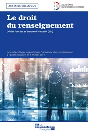 Le droit du Renseignement