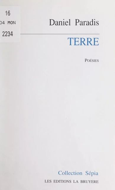 Terre - Daniel Paradis - FeniXX réédition numérique