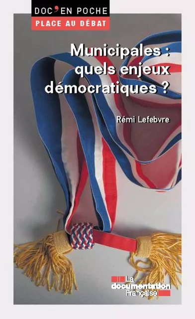 Municipales: quels enjeux démocratiques ? - Rémi Lefebvre - La Documentation française