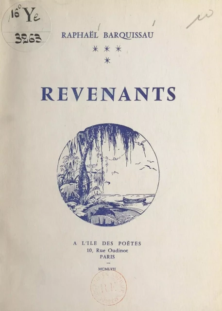 Revenants - Raphaël Barquissau - FeniXX réédition numérique