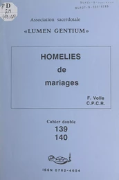 Homélies de mariages