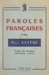 Paroles françaises