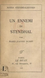 Un ennemi de Stendhal