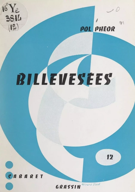 Billevesées - Pol Phéor - FeniXX réédition numérique