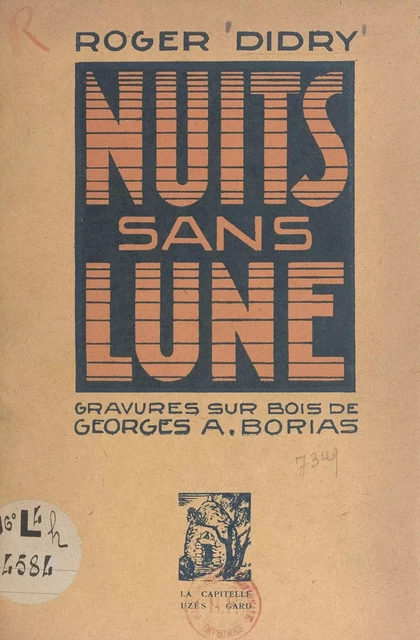 Nuits sans lune - Roger Didry - FeniXX réédition numérique