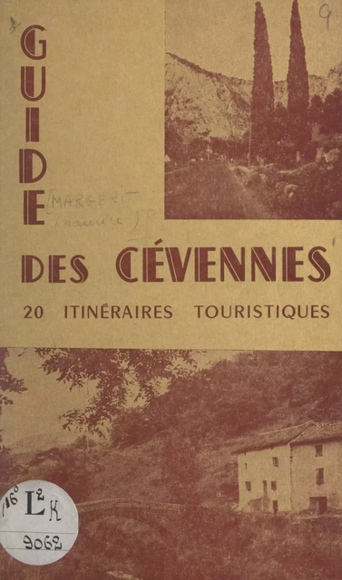 Guide des Cévennes - Maurice Margerit - FeniXX réédition numérique