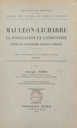 Mauléon-Licharre, la population et l'industrie : étude de géographie sociale urbaine