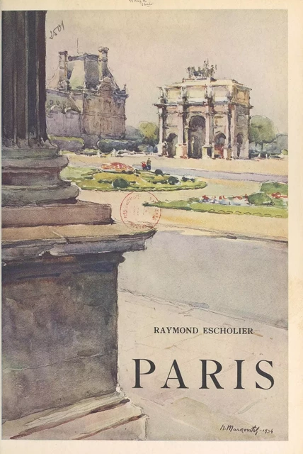 Paris - Raymond Escholier - FeniXX réédition numérique