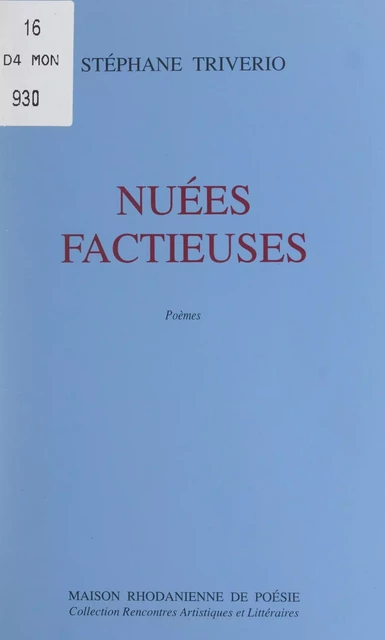 Nuées factieuses - Stéphane Triverio - FeniXX réédition numérique