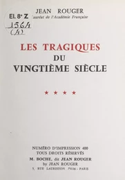 Les tragiques du vingtième siècle (4)