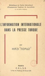 L'information internationale dans la presse turque