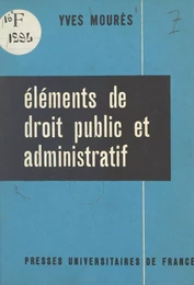 Éléments de droit public et administratif