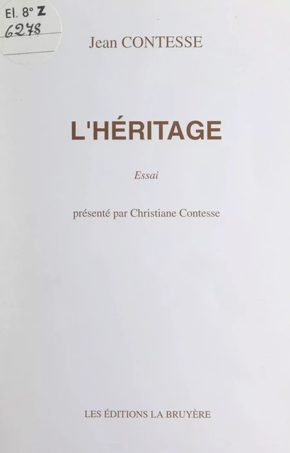 L'héritage - Jean Contesse - FeniXX réédition numérique