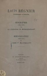 Louis Régnier, archéologue et historien