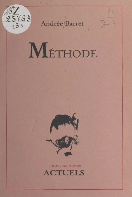 Méthode - Andrée Barret - FeniXX réédition numérique