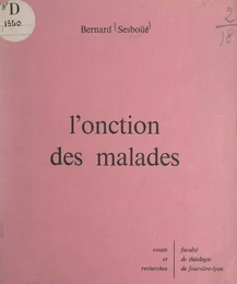 L'onction des malades