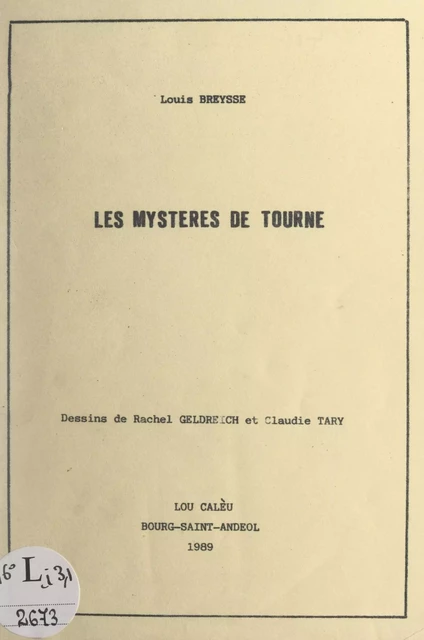 Les mystères de Tourne - Louis Breysse - FeniXX réédition numérique