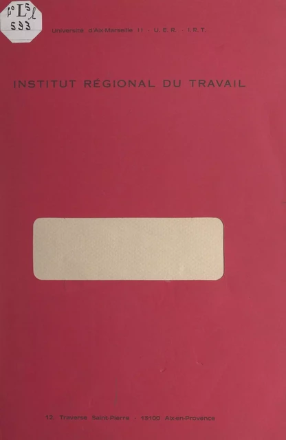 Pouvoir patronal, contrôle ouvrier et délégation du personnel, 1880-1938 - Francis Hordern - FeniXX réédition numérique