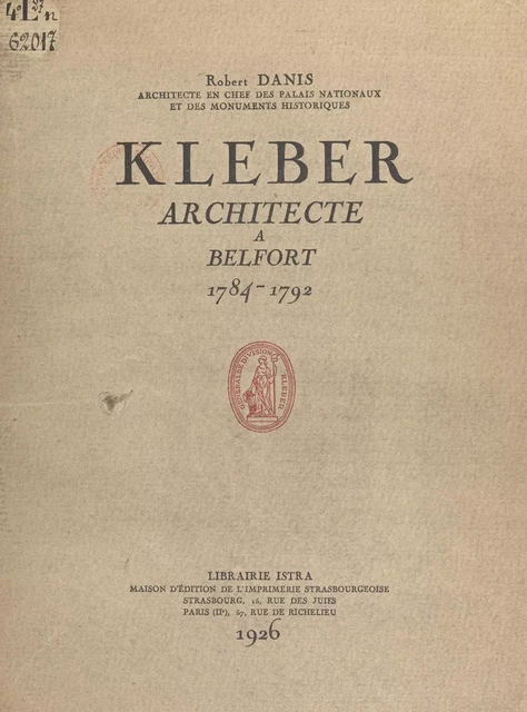 Kléber - Robert Danis - FeniXX réédition numérique