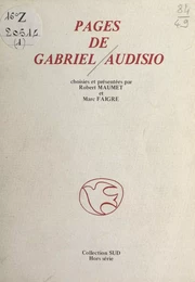 Pages de Gabriel Audisio