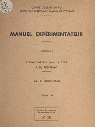 Extensométrie par jauges à fil résistant