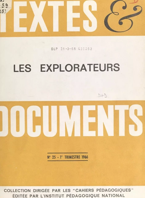 Les explorateurs - Georges Mesplède - FeniXX réédition numérique