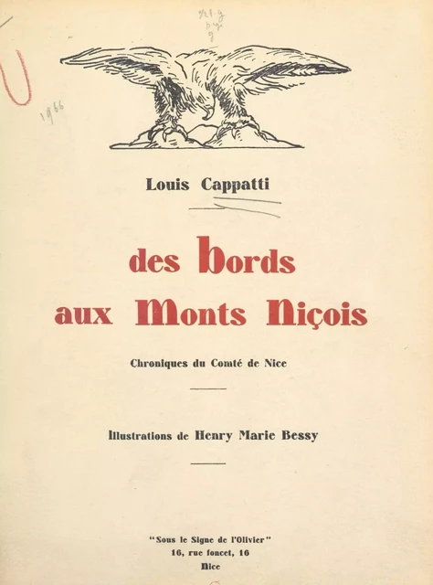 Des bords aux monts niçois - Louis Cappatti - FeniXX réédition numérique