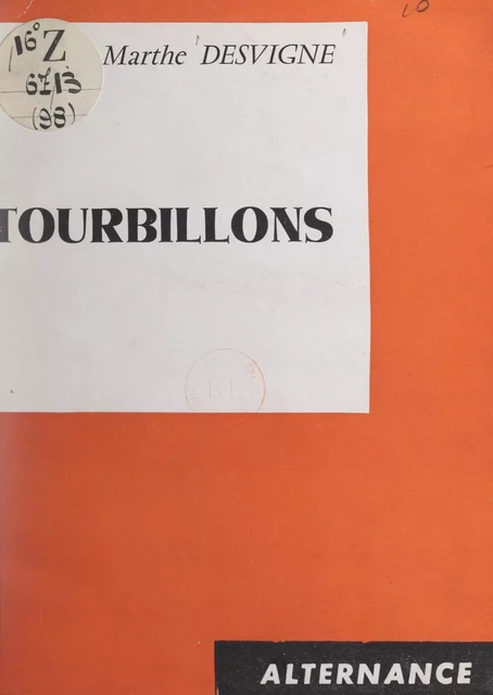 Tourbillons - Marthe Desvigne - FeniXX réédition numérique