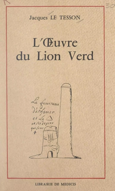 L'œuvre du lion verd - Jacques Le Tesson - FeniXX réédition numérique