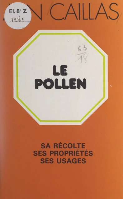 Le pollen - Alin Caillas - FeniXX réédition numérique