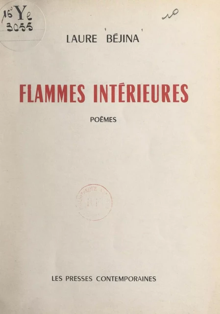 Flammes intérieures - Laure Béjina - FeniXX réédition numérique