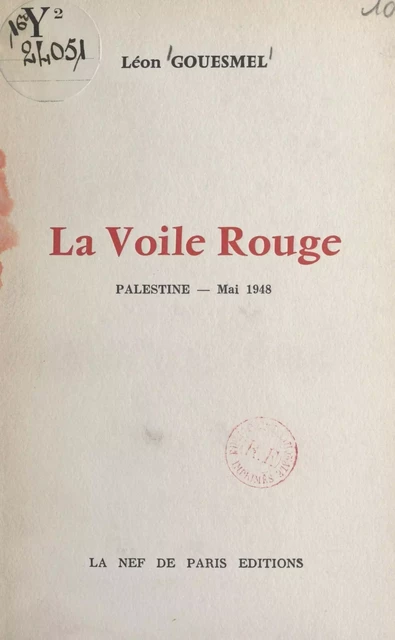 La voile rouge - Léon Gouesmel - FeniXX réédition numérique