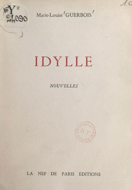 Idylle - Marie-Louise Guerbois - FeniXX réédition numérique