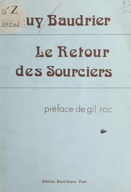 Le retour des sourciers - Guy Baudrier - FeniXX réédition numérique