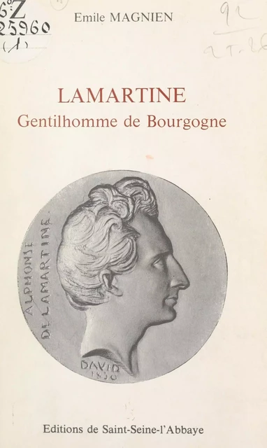 Lamartine - Émile Magnien - FeniXX réédition numérique