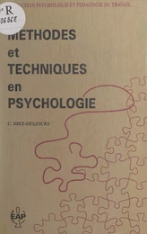 Méthodes et techniques en psychologie