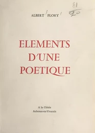 Éléments d'une poétique