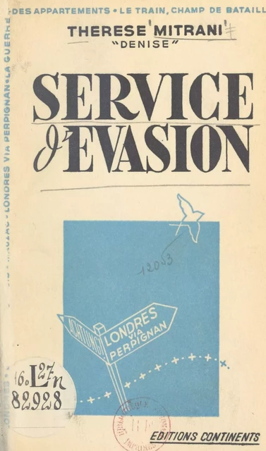 Service d'évasion - Thérèse Mitrani - FeniXX réédition numérique