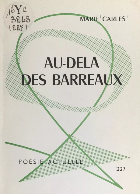 Au-delà des barreaux - Marie Carles - FeniXX réédition numérique