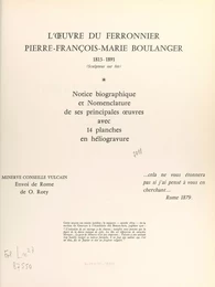 Pierre Boulanger, 1813-1891