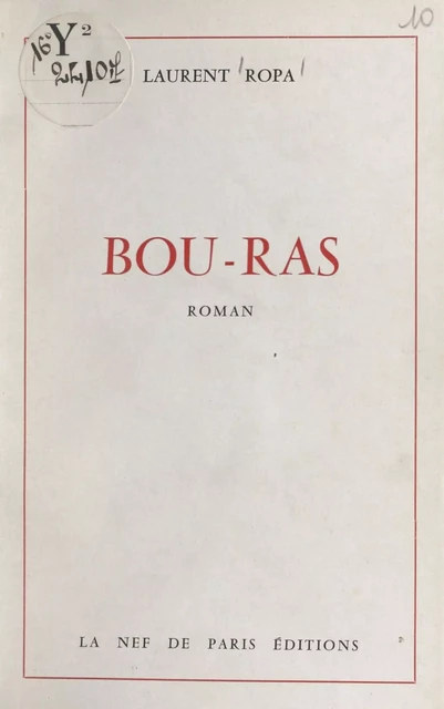 Bou-Ras - Laurent Ropa - FeniXX réédition numérique