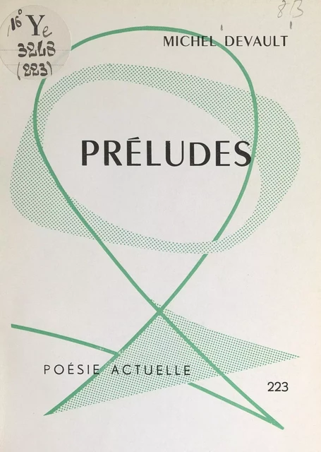 Préludes - Michel Devault - FeniXX réédition numérique