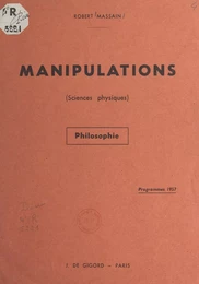 Manipulations (sciences physiques)